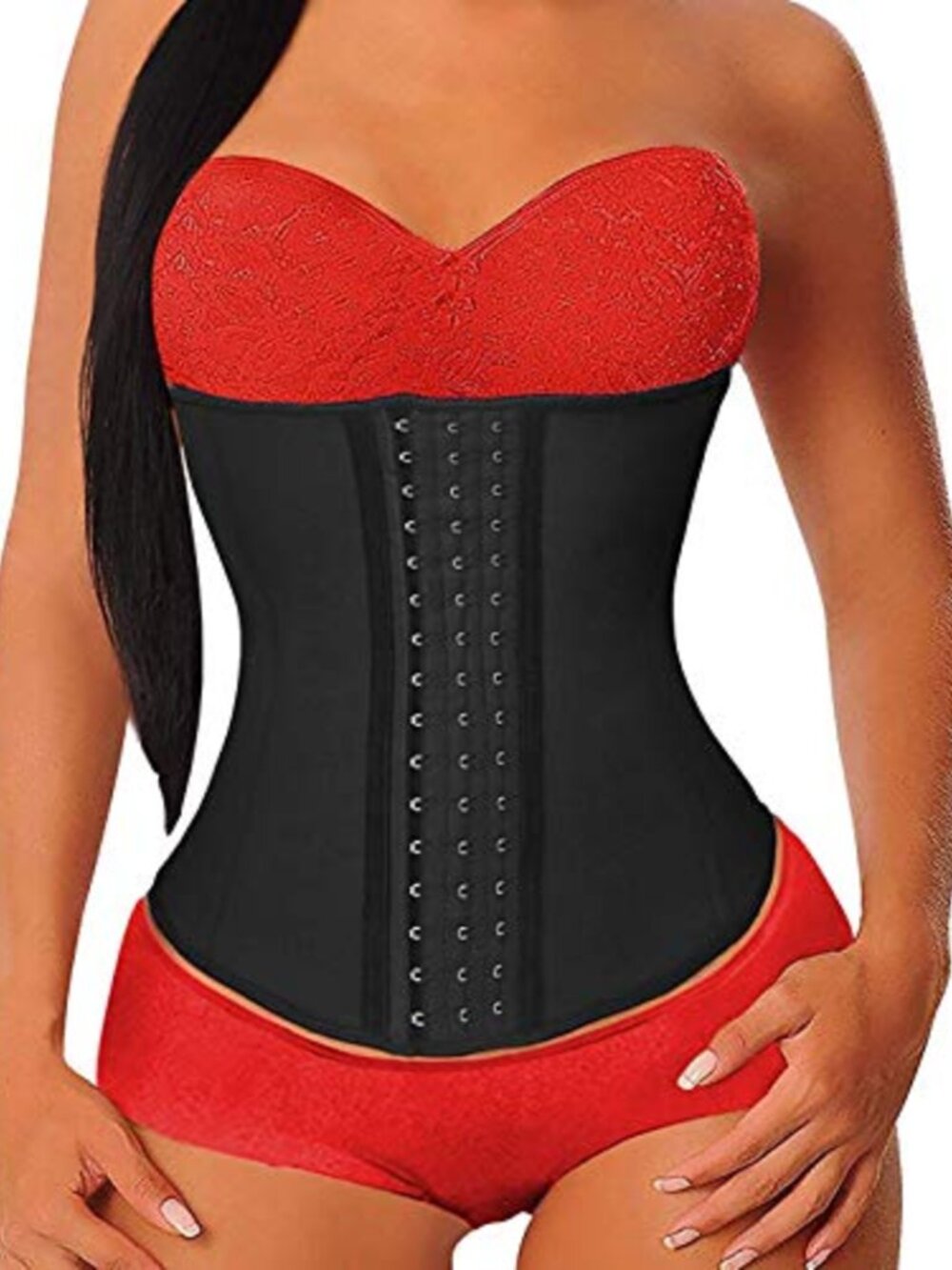 Latex Waist Trainer Corset Shapewear - Postpartum Body Shaper